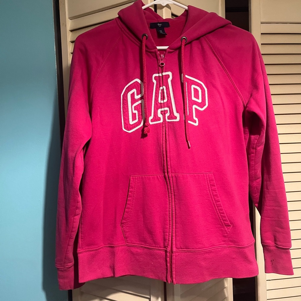 Lot of 2 GAP Zip Up Hoodies Size L